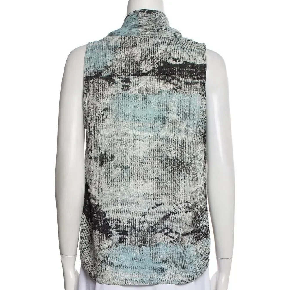 Parker Faux Wrap Sleeveless Top - Multi Color - Medium - Picture 11 of 14